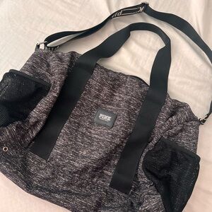PINK Victoria's Secret Black and Gray Bag